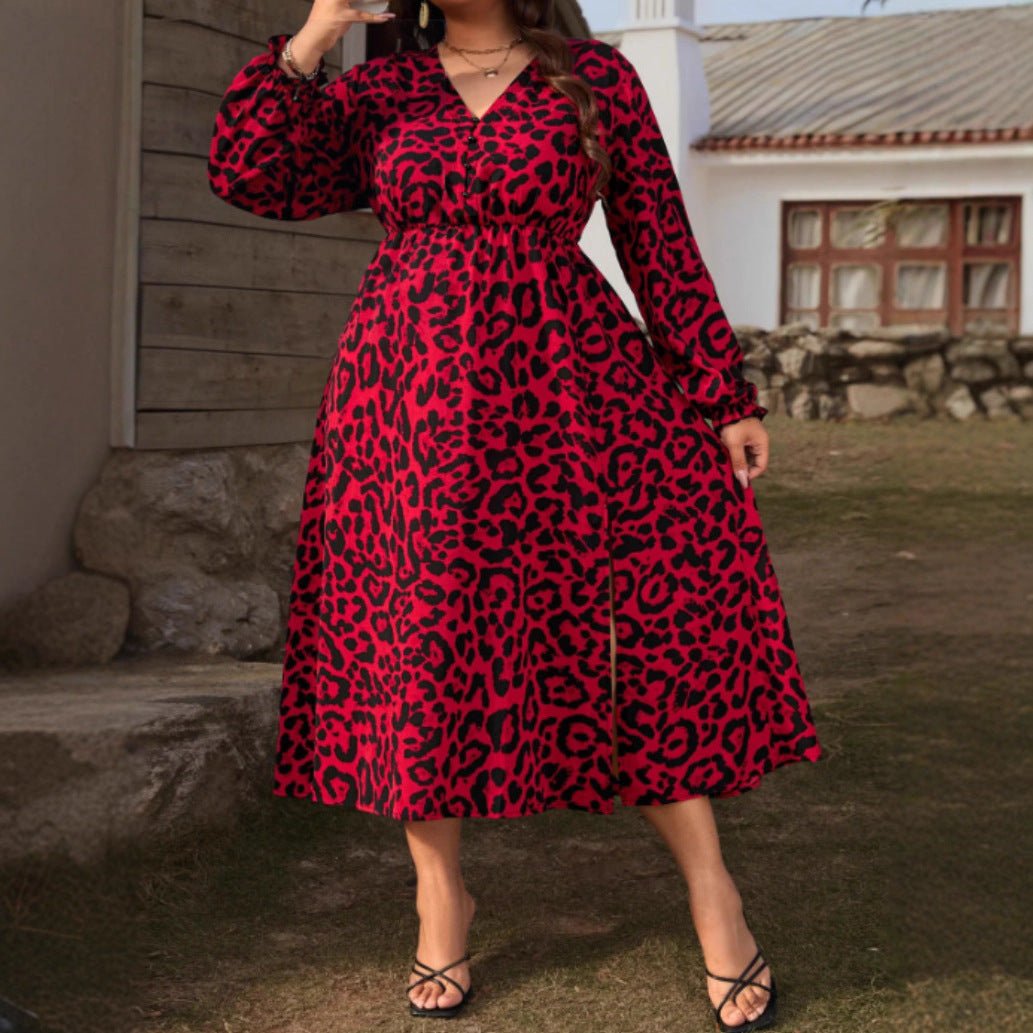 The Leopard Cove Curve Dress