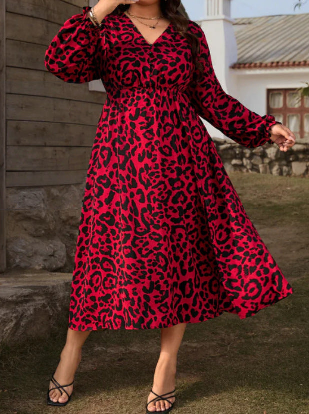 The Leopard Cove Curve Dress
